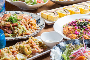 おすすめ料理を堪能できる飲み放題付『3,000円(税込)コース』